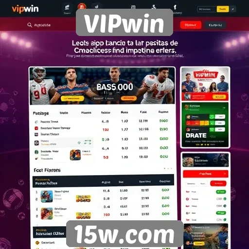 Funcionalidades inovadoras do site VIPwin